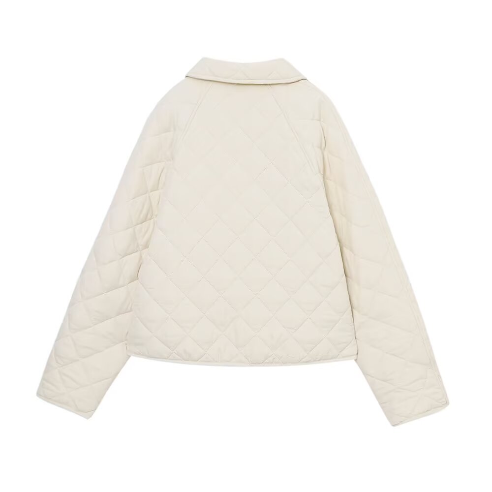 Winter Women Short Shirt Top Loose Quilted Cotton Cotton Coat Jacket Women