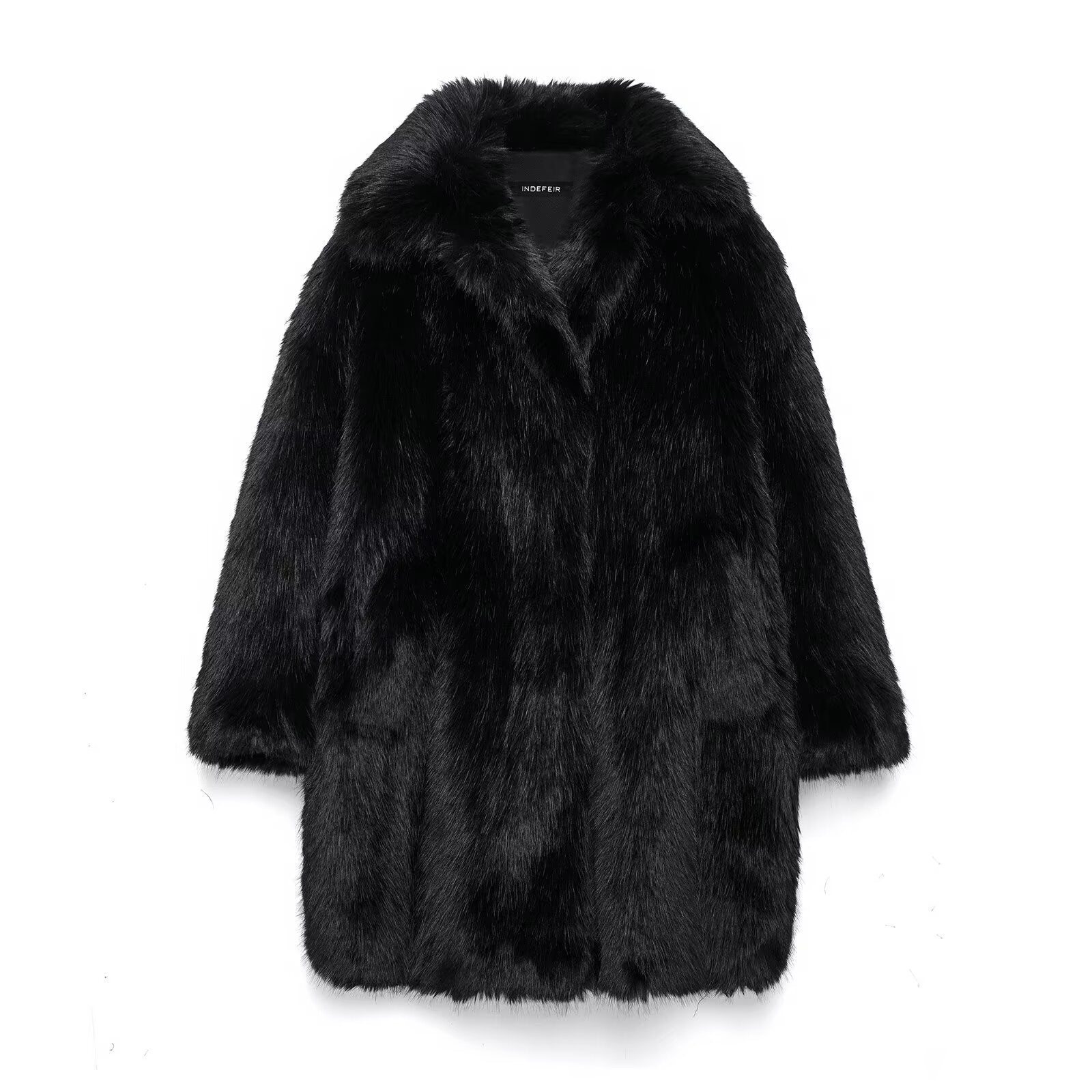 Winter Women Artificial Fur Effect Coat Coat for Women