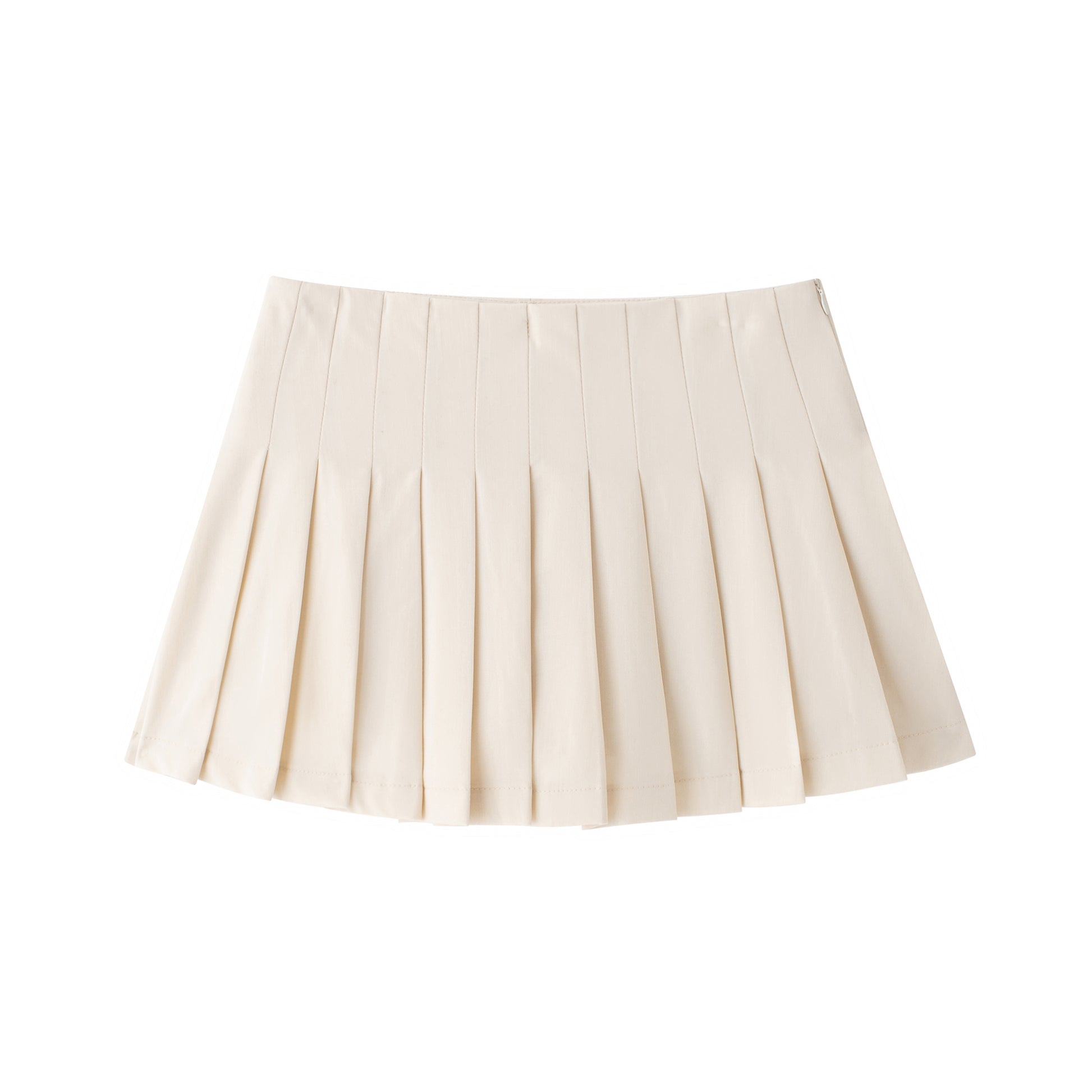 Women Clothing Spring Autumn Fashionable Temperamental All Match High Waist Pleated Skirt