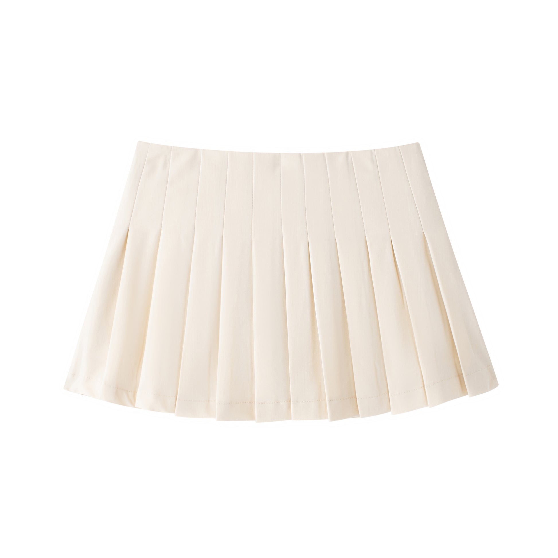 Women Clothing Spring Autumn Fashionable Temperamental All Match High Waist Pleated Skirt