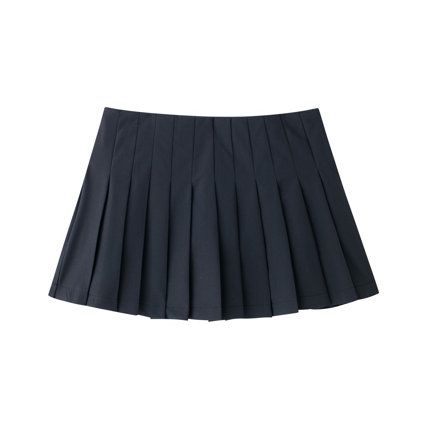 Women Clothing Spring Autumn Fashionable Temperamental All Match High Waist Pleated Skirt