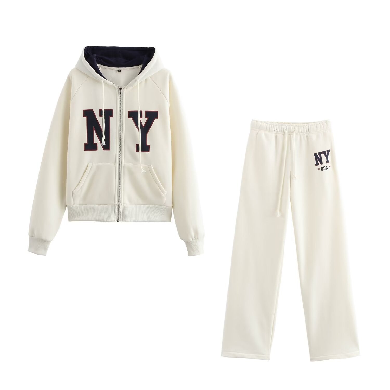 Autumn Winter Sweatshirt Casual Two Piece Pant Sets