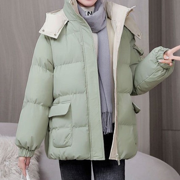 Short Cotton Coat Women Winter Loose down Cotton Padded Jacket Small Thickened Puffer Jacket Coat