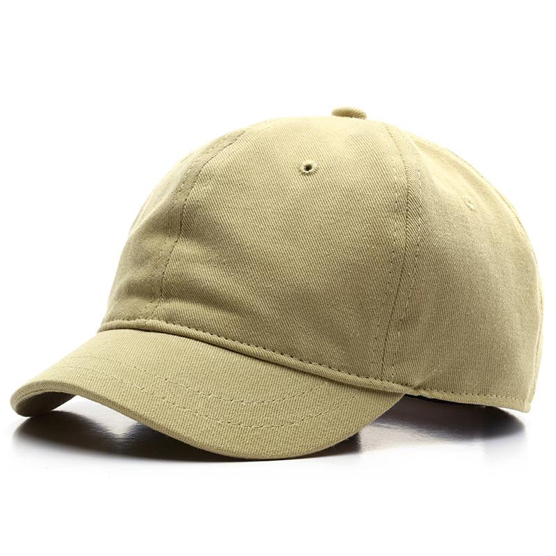 Hat Japanese All Matching Fall Winter Short Brim Baseball Cap Trendy Sports Casual Women Summer Peaked Cap One Size Khaki