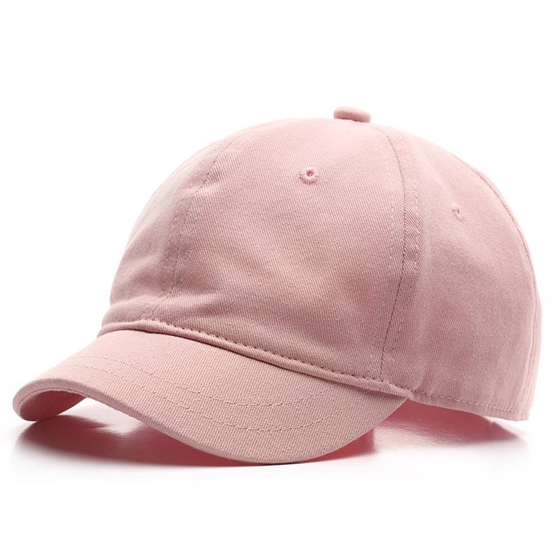 Hat Japanese All Matching Fall Winter Short Brim Baseball Cap Trendy Sports Casual Women Summer Peaked Cap One Size Pink