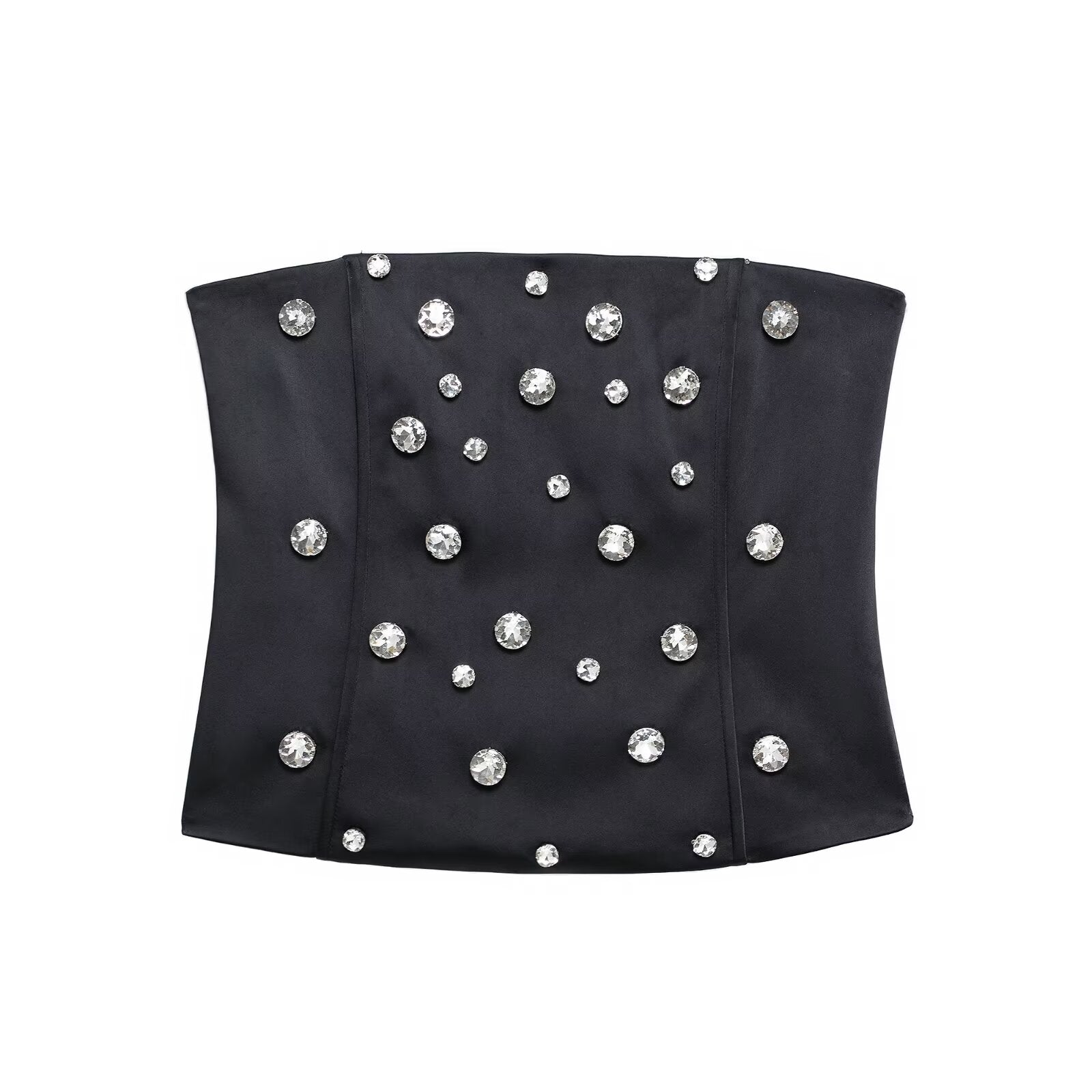 Winter Women Sexy Jewelry Corset Top