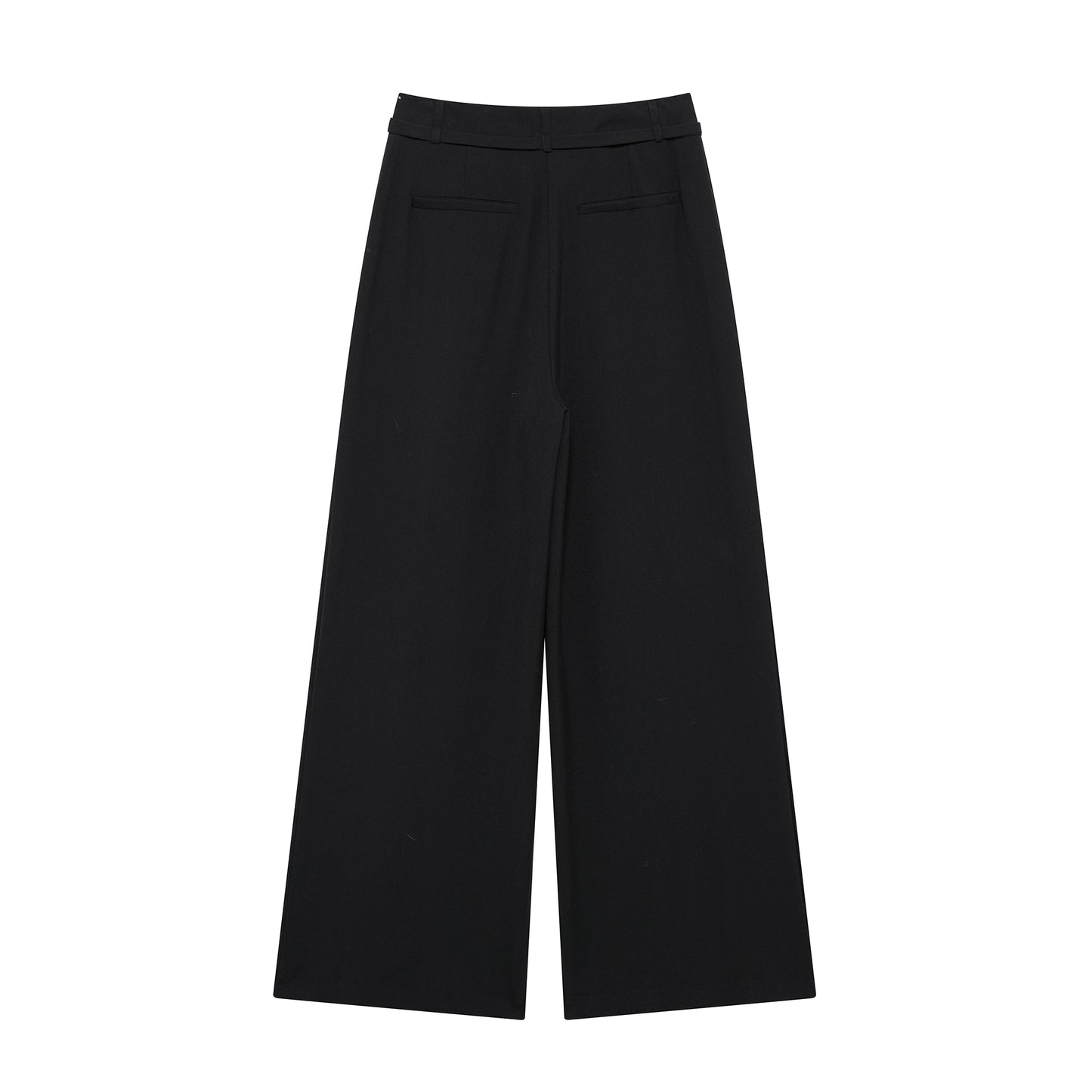 Street Thin Belt Casual Wide Leg Pants Spring