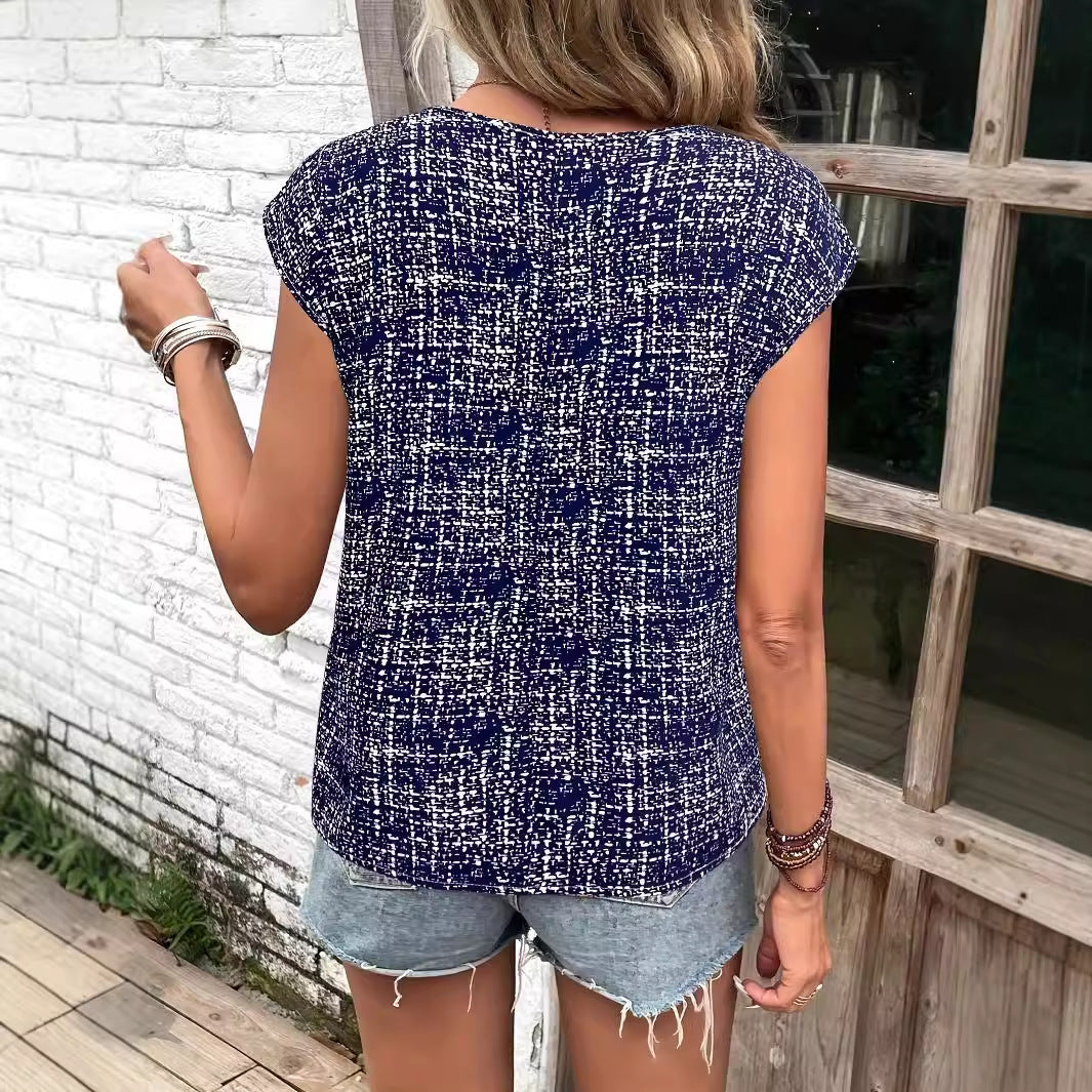 Women Clothing Summer Short Sleeved Women Shirt Casual Top