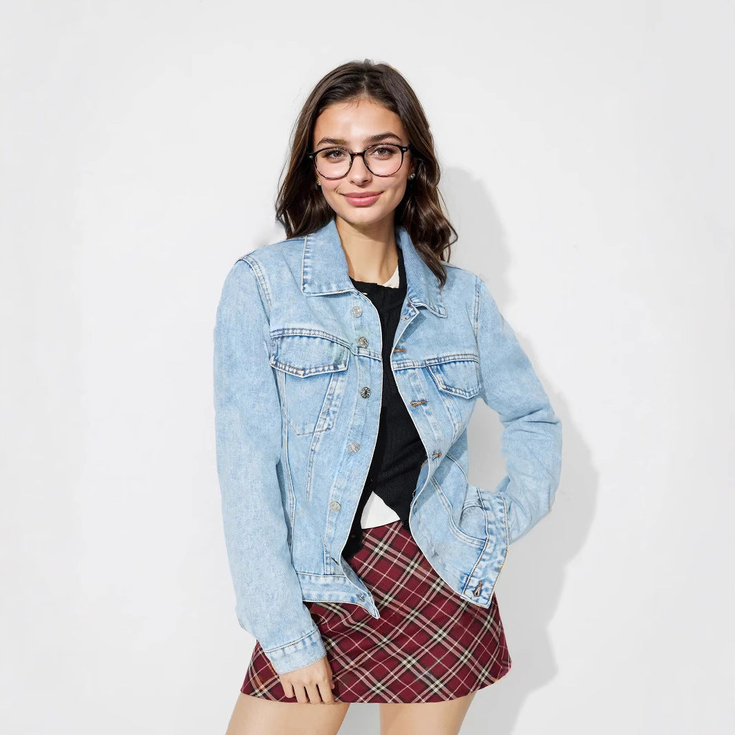 Casual Sexy Loose Lady Denim Jacket