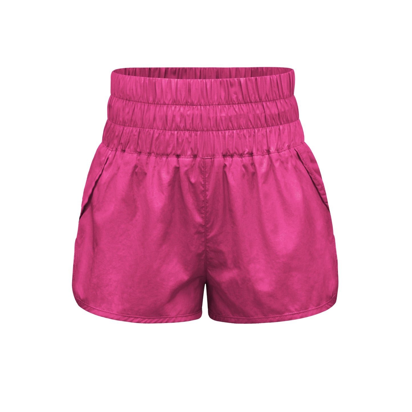 New Summer Casual Office Home Shorts Women Outdoor Sports Comfortable Pants M Gkdb044-Rose Red