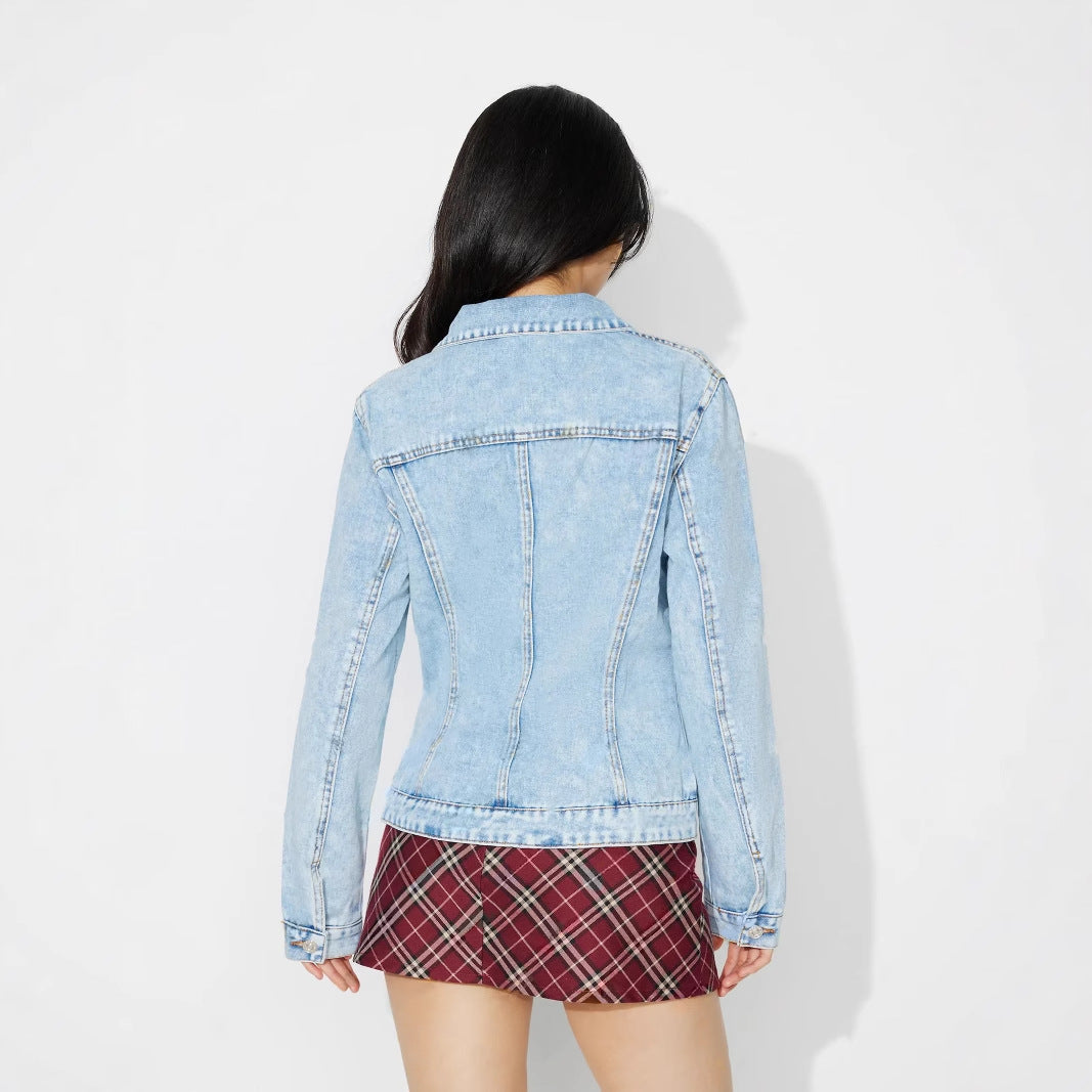 Casual Sexy Loose Lady Denim Jacket