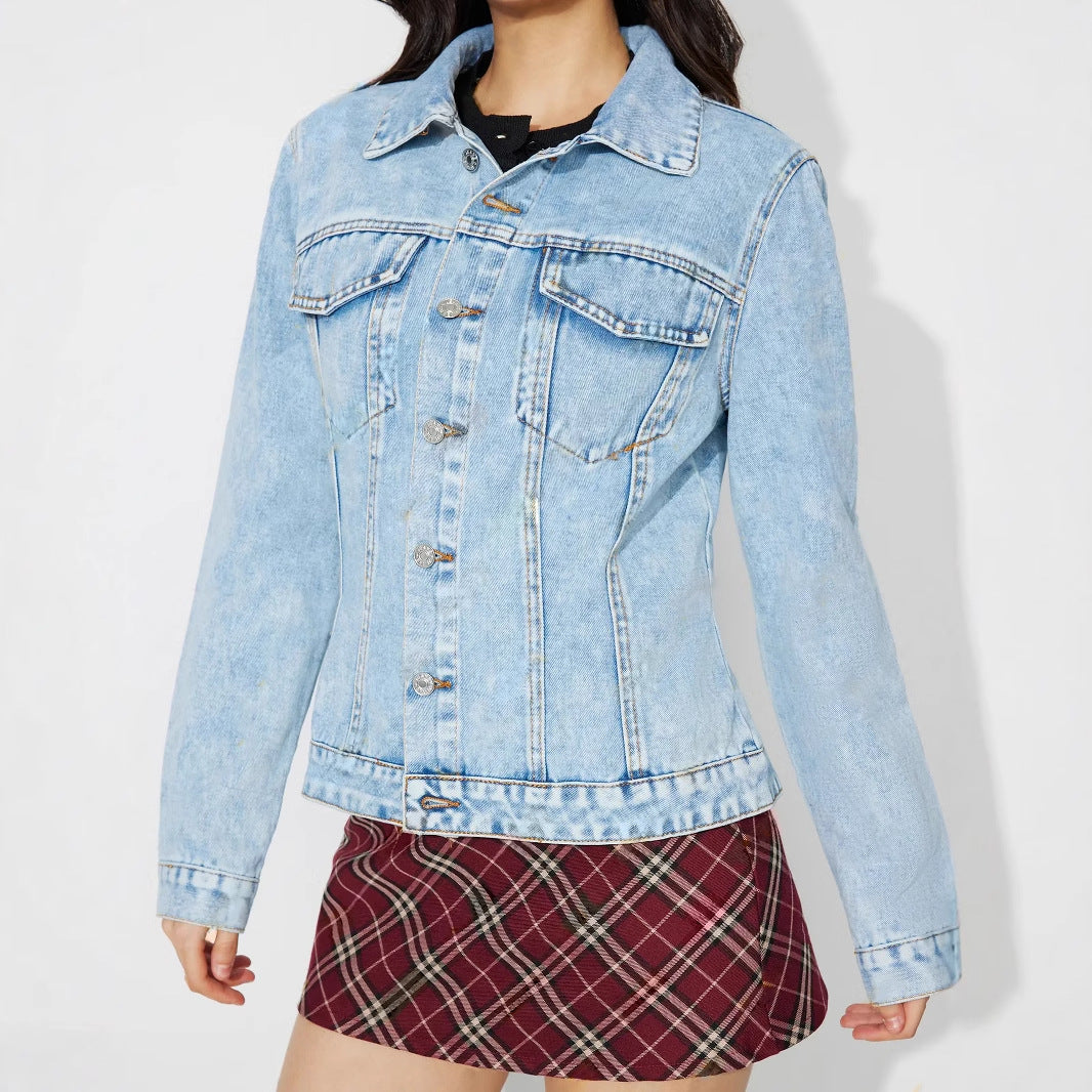 Casual Sexy Loose Lady Denim Jacket