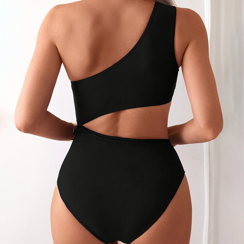 One Shoulder Sexy Bikini Spring Swimwear Spring Beach One Piece Swimsuit for Women