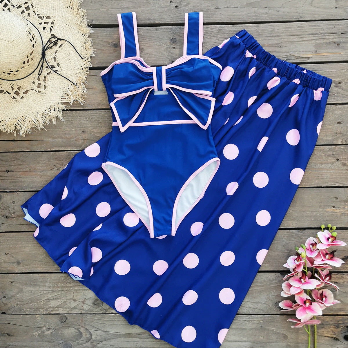 One Piece Swimsuit Blue